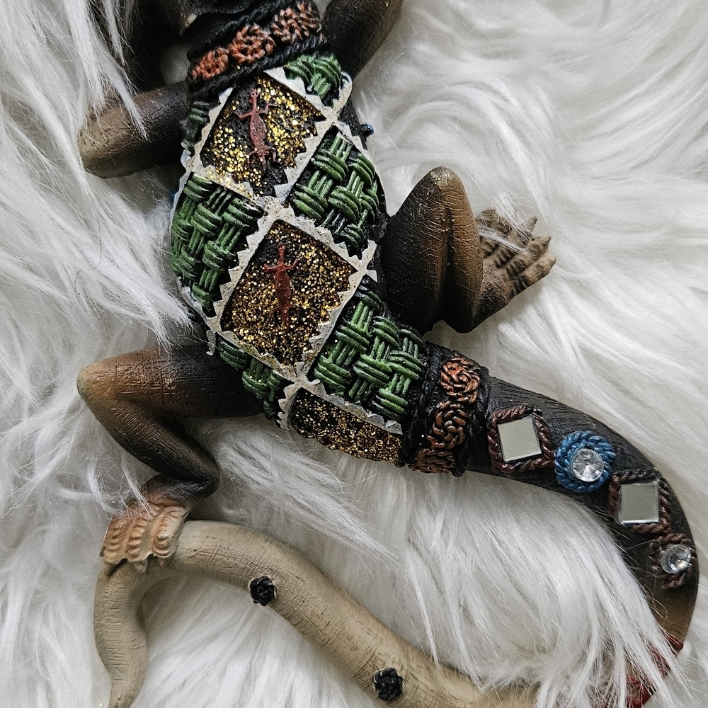 Othr Multicolor Lizard Wall Decor